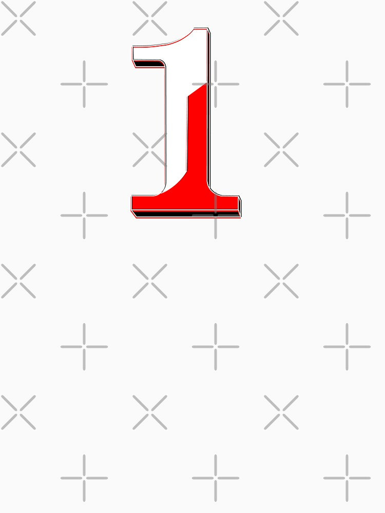 Bold 1 Soccer Number Design one by 4rpixs