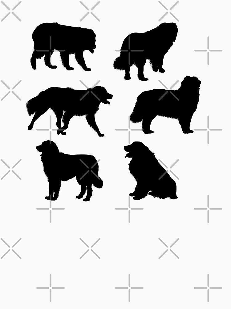 Estrela Mountain Dog Silhouettes by TheAnimalZ00