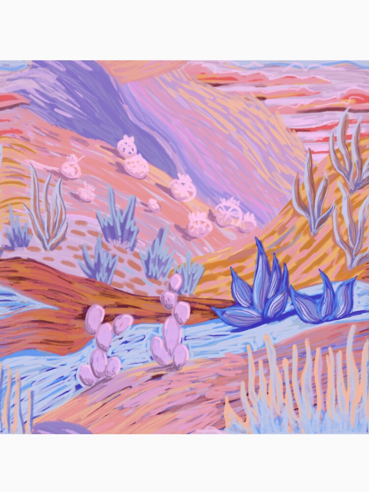 Sketchy Desert Pastel Pattern by The Art of Teena Sauvola