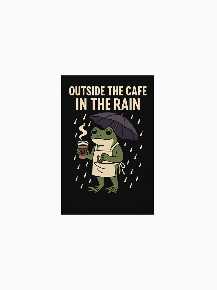 Portland Frog – Barista Edition ☕? | Cozy Coffee Lover Design by LoaiArt