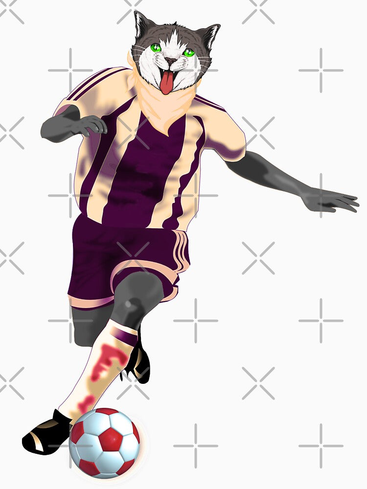 Cat footballer by Astralia