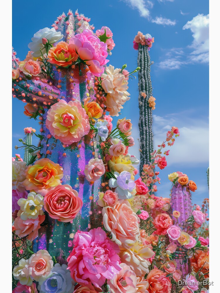 Cactus Blooming by DreamerBot