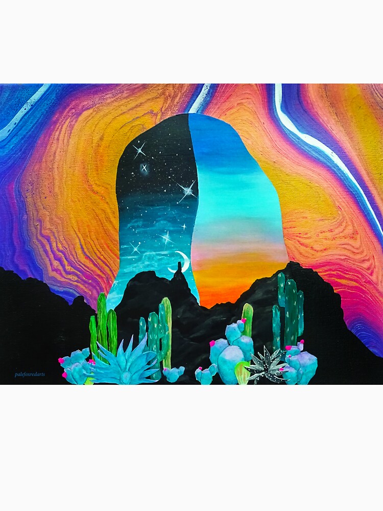 Trippy Desert Mirage by palefoxredarts