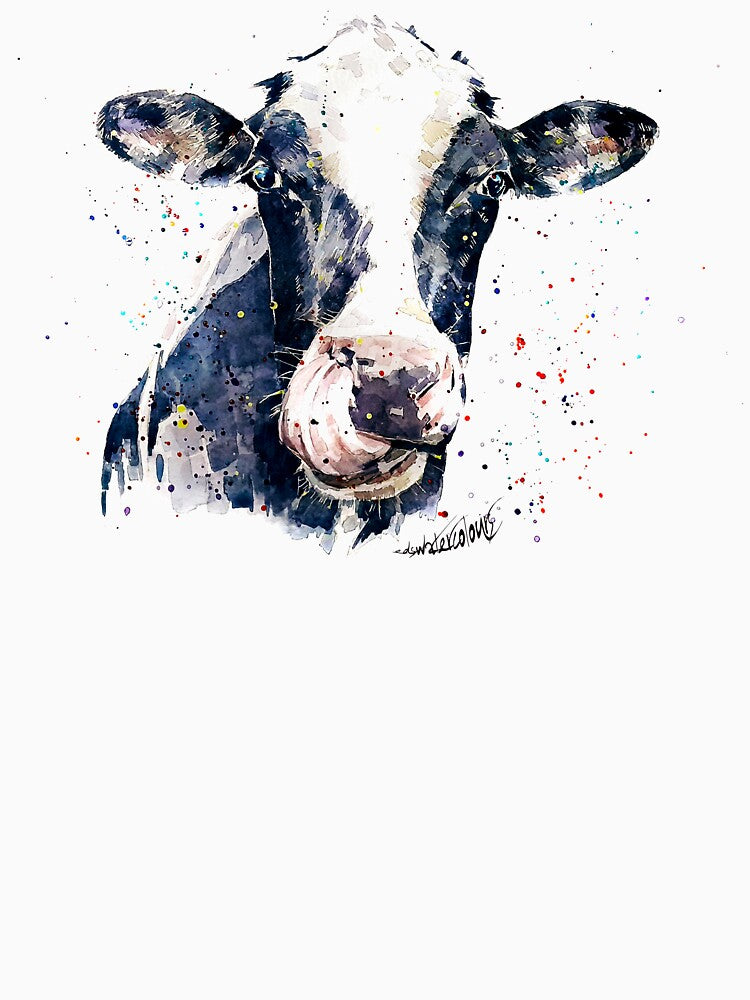 Cow Tongue Out by EdsWatercolours