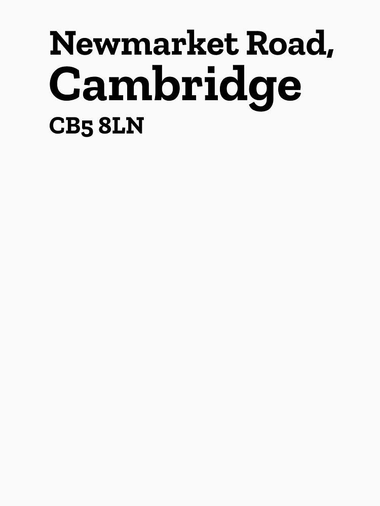Cambridge Stadium Address by The Chuck Wagon