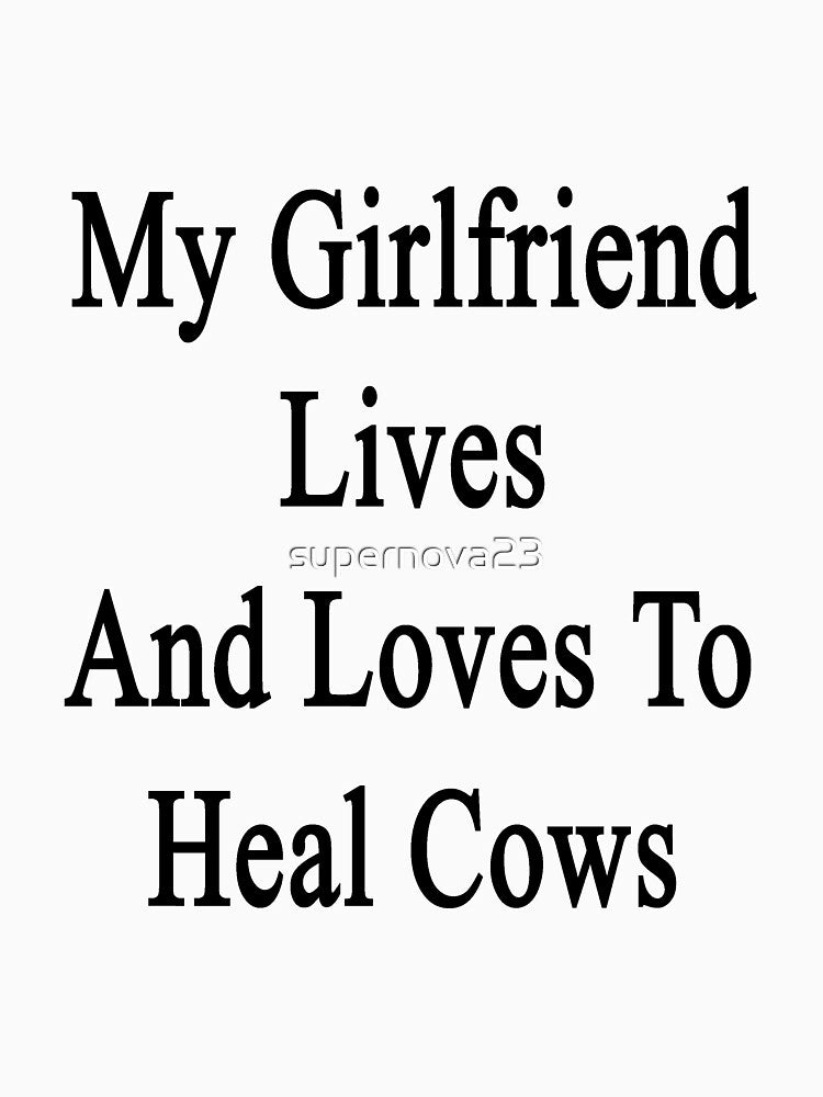 My Girlfriend Lives And Loves To Heal Cows by supernova23
