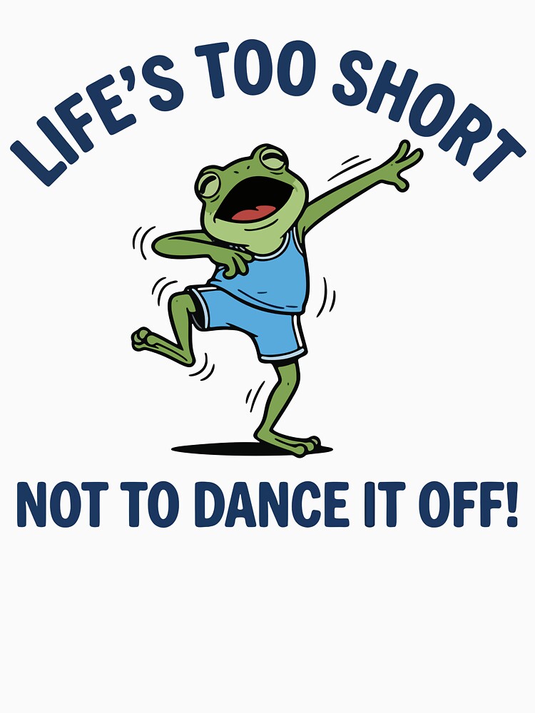 Dancing Frog Positive Quote by Floomart