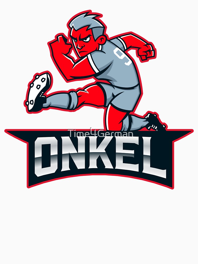 Cool Uncle Onkel Playing Football Soccer Fußball German Deutsch by Time4German