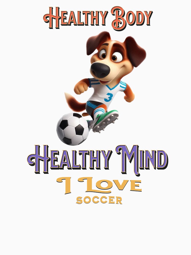 Dog playing soccer by I-love-music