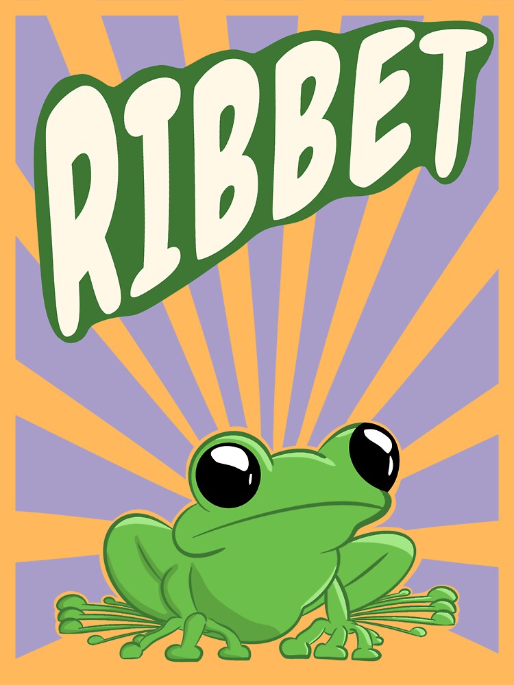 Cute Shouting Frog - RIBBET! by HairyBanana