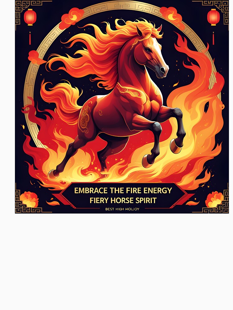 Copy of Fiery Zodiac Horse - Embrace the Fire Energy Chinese Astrology by nuwanari