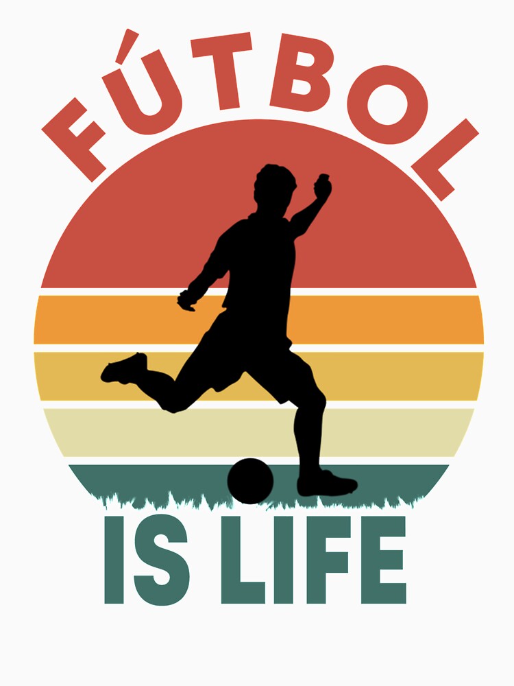 Futbol Is Life Retro Vintage by Boitaumane