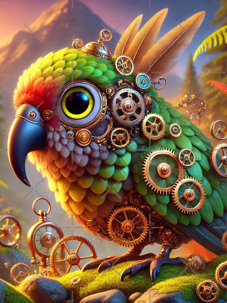 Steampunk Kea by Sillytoe