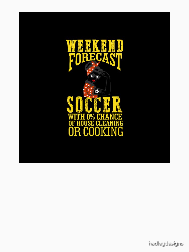 Weekend Forecast Funny Crazy Soccer Mom Life Birthday Gift Hoodie PopSocket by hadleydesigns