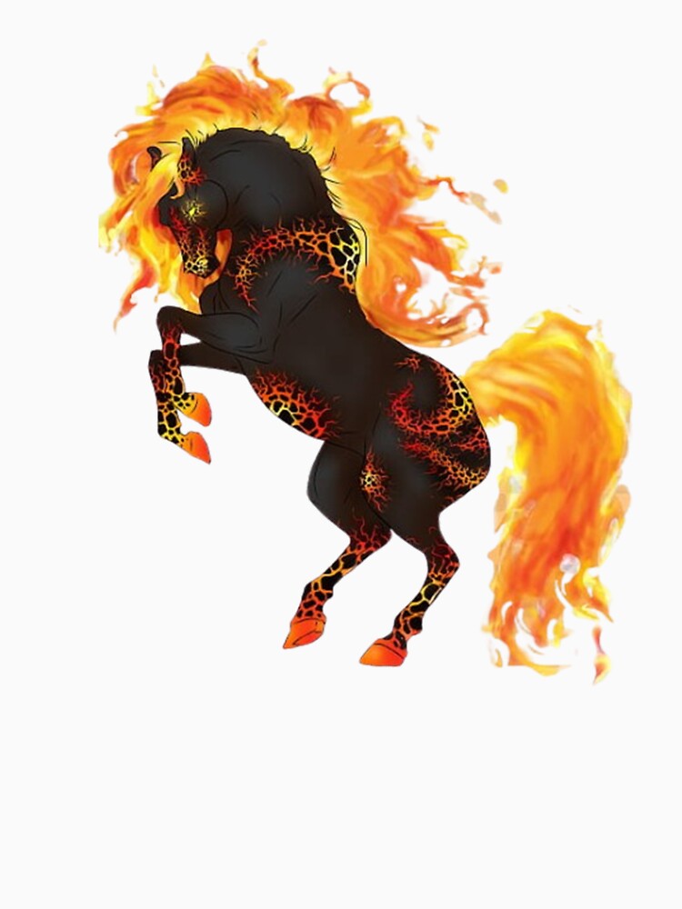 flaming horse by Gokuxtreme