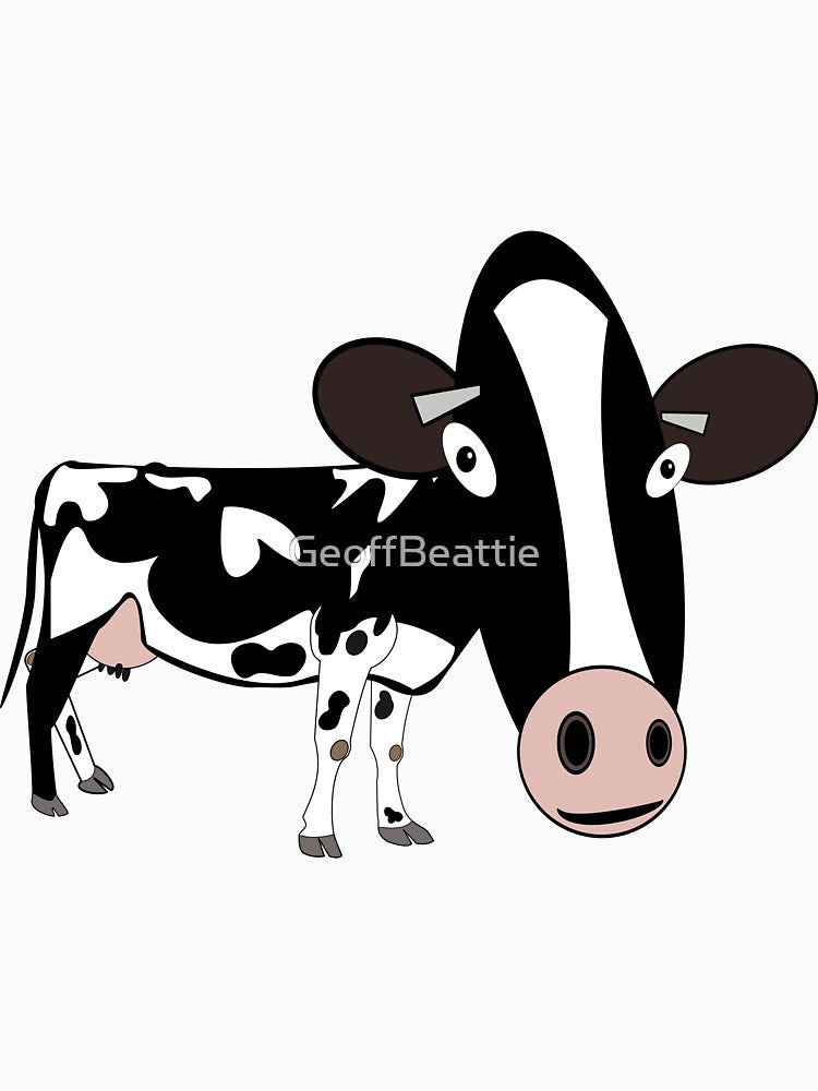 cartoon cow 01 by GeoffBeattie