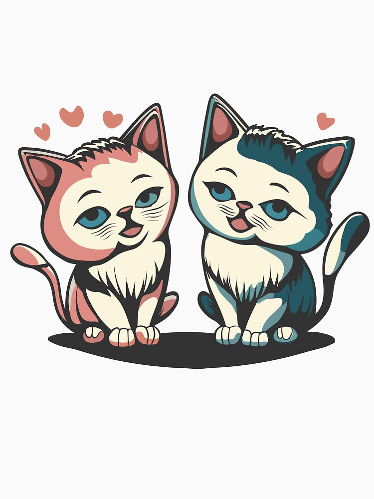 Two Funny Cats with Ronaldo Vibes – Cute Football & Animal Art by STMEDIADESIGN