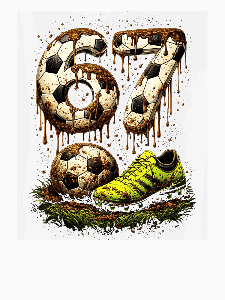 67 Muddy Soccer Number Dirty Field Game by gladysenglish