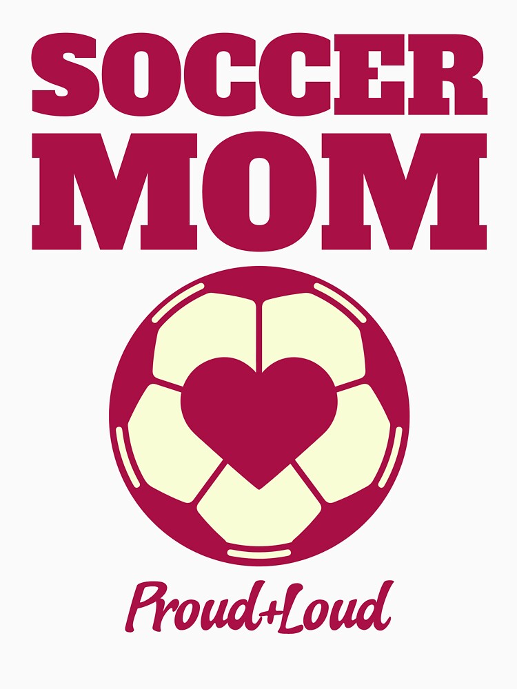 Soccer Mom Proud Loud Funny Soccer Mom Gift For Sports Mom by DesignbyAACreations