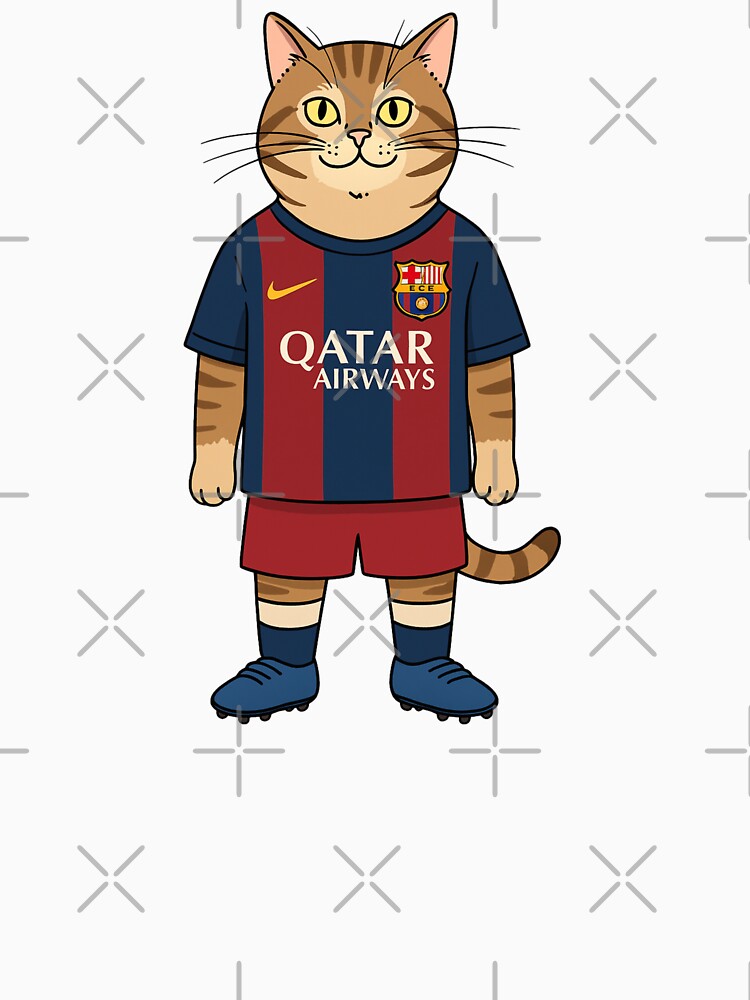 The Cat from The Feline Passion for Football and Barça by JerboT-shirt