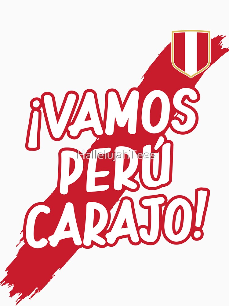 Vamos Peru Carajo Soccer Retro Jersey Peruvian Fanatic Gift  Retro Peruvian Gift Vintage Peru Shirt Peru Llama Cusco Gift Idea by HallelujahTees