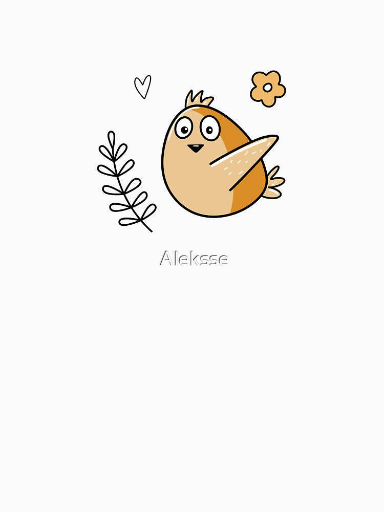 Cute cartoon chicken by Aleksse