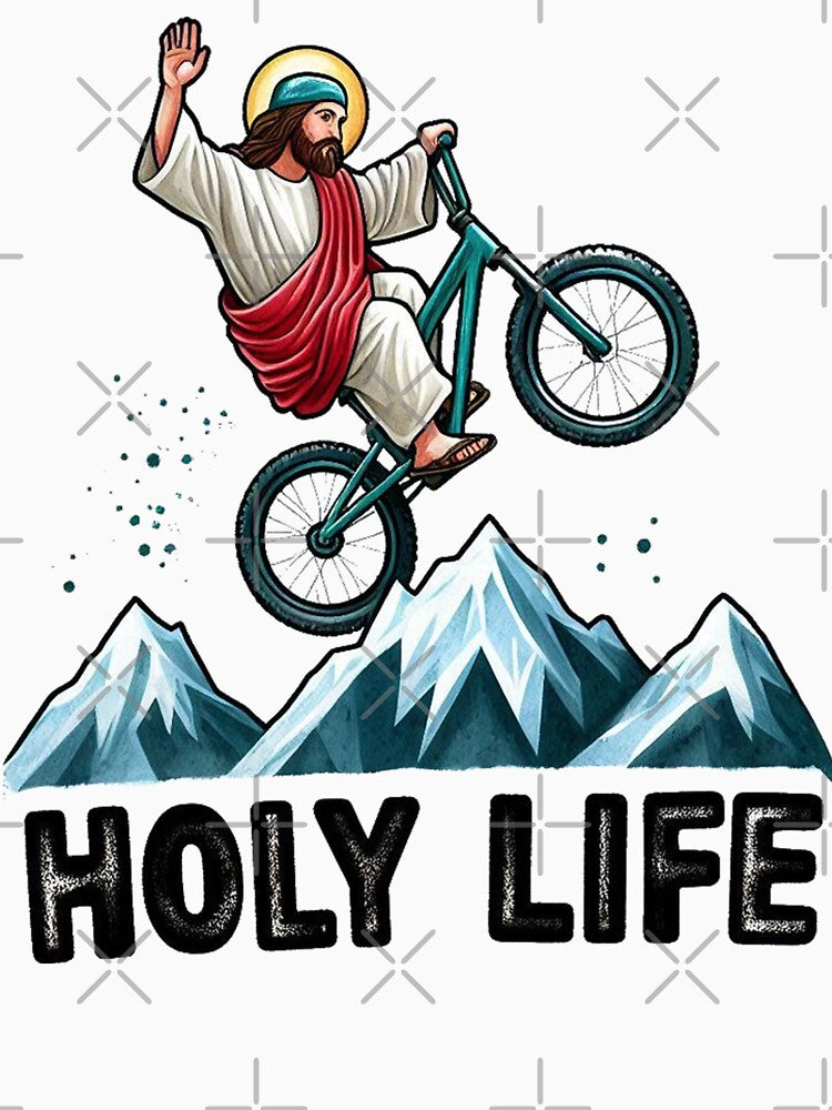 Jesus Mountain Bike by devonclemon