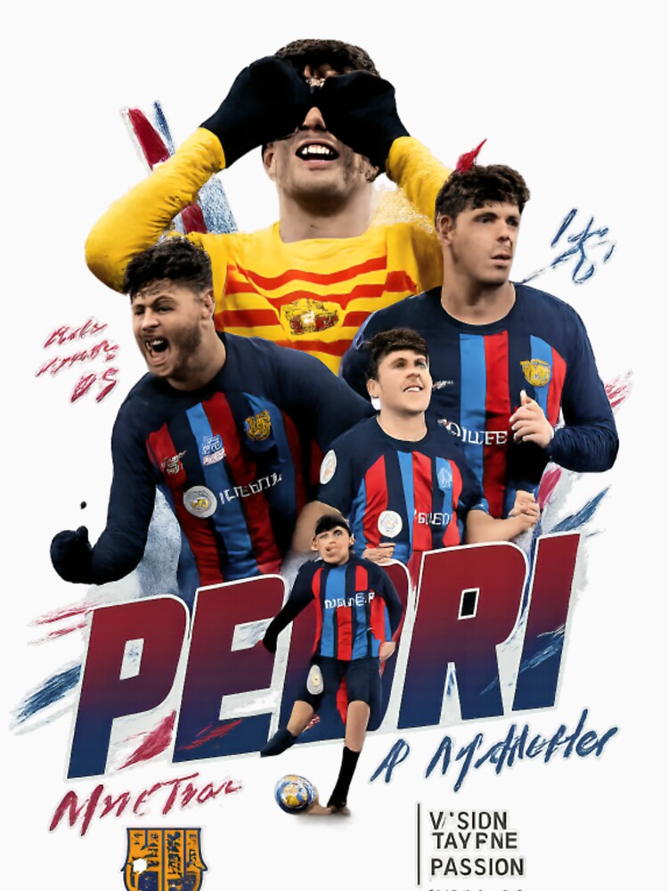Pedri The Midfield Maestro Football Fan Graphic by CatLovers Studio