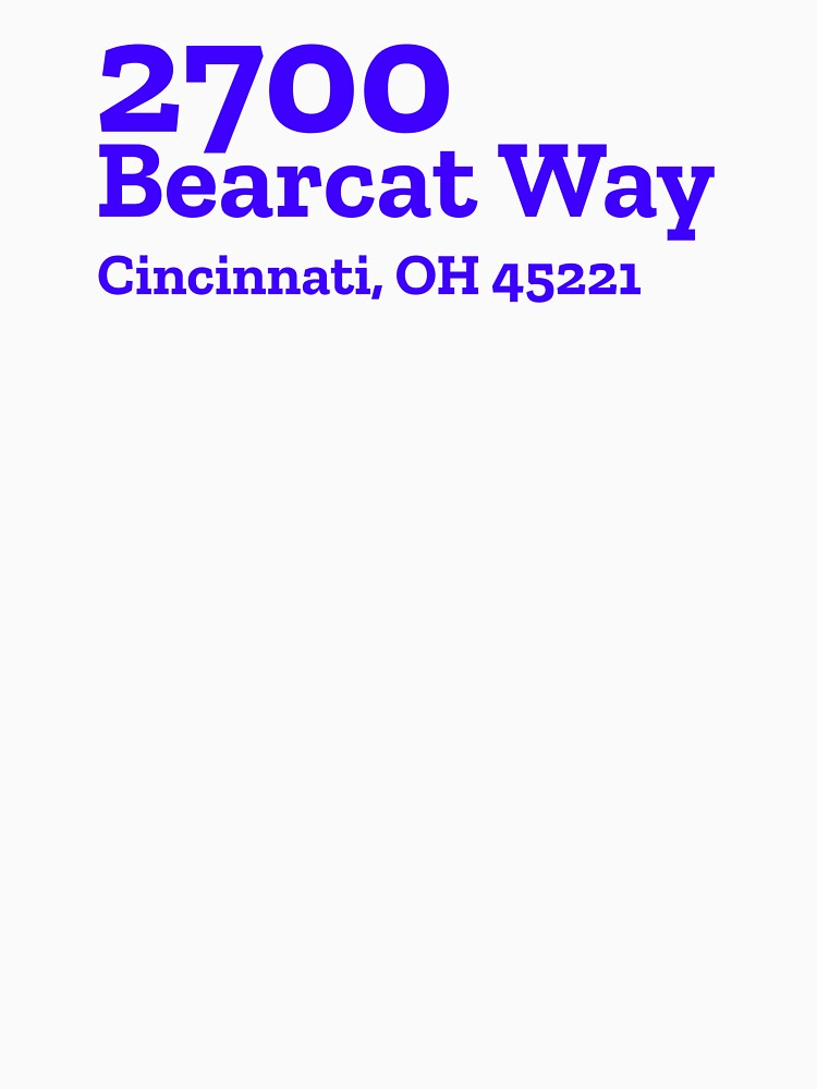 Cincinnati Stadium Address by The Chuck Wagon