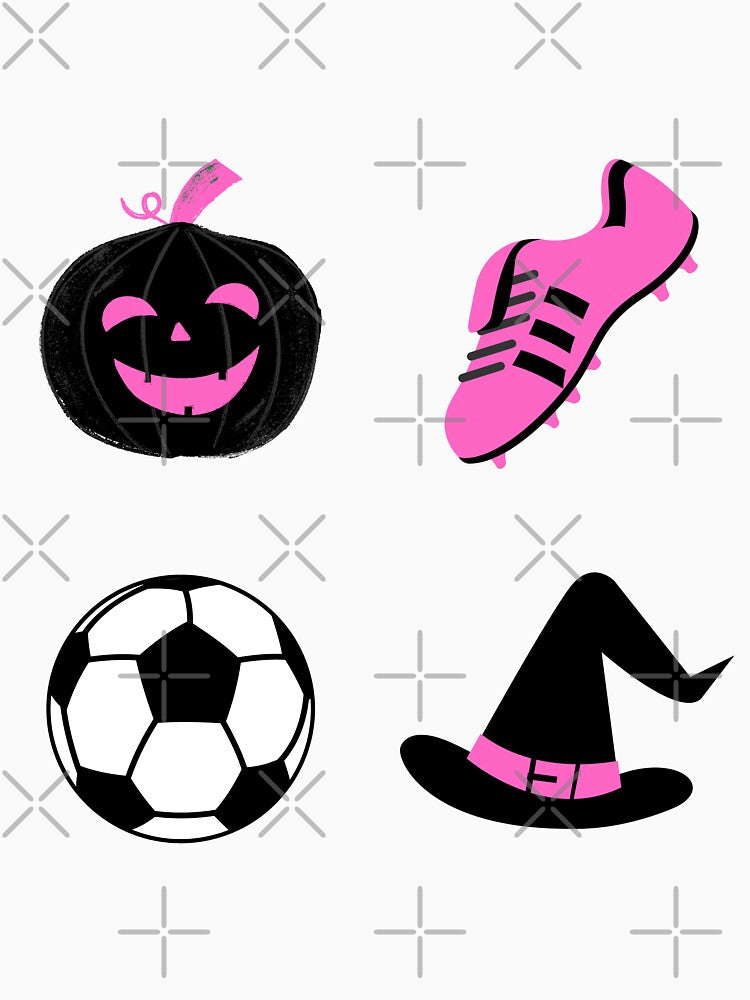 Kids Girl Pink Soccer Halloween - Soccer Ball and Boots by ijdesigns