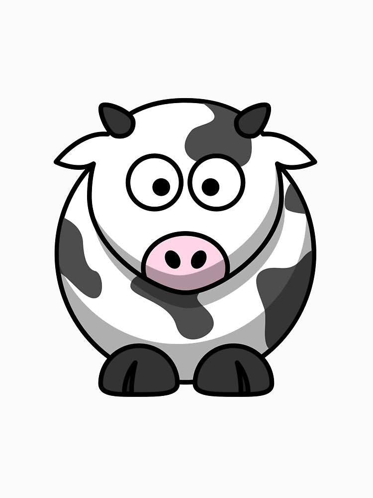 Cartoon Cow by Manimal-Merch
