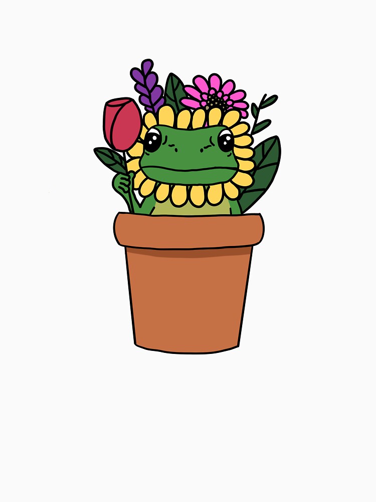 Terracotta Flower Pot Frog by ViolaMangoes
