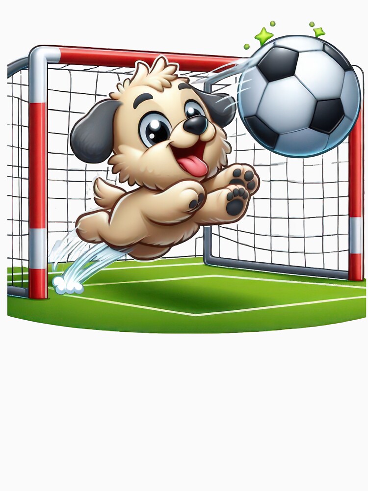 Soccer Star Puppy Goalkeeper's Big Save by IraBum