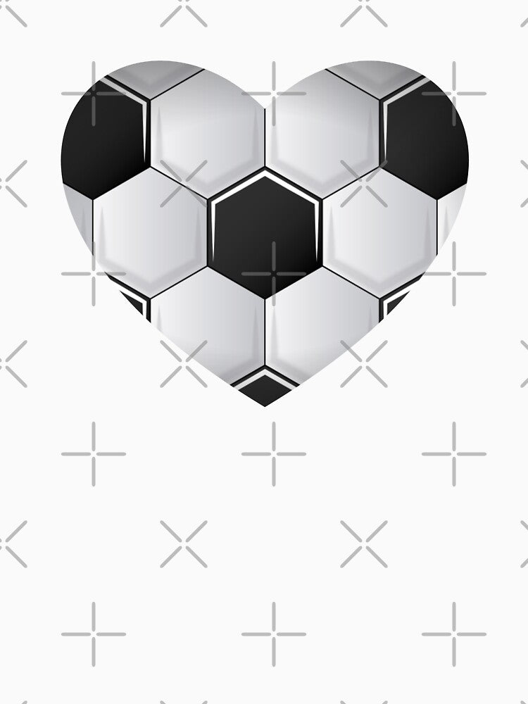 love soccer heart sports football athletic by Gossip Rag