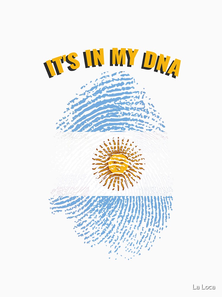 Argentina flag pride design heritage by La Loca