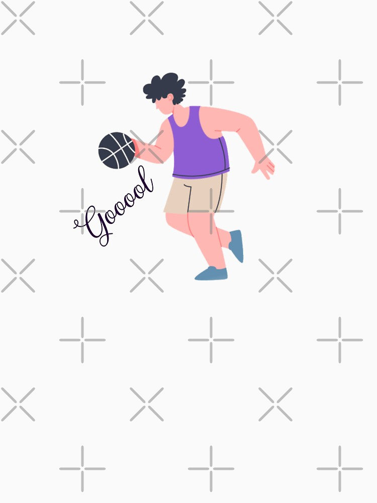 Cute Boy Playing Soccer with "GOAL" Text Illustration by nada-art
