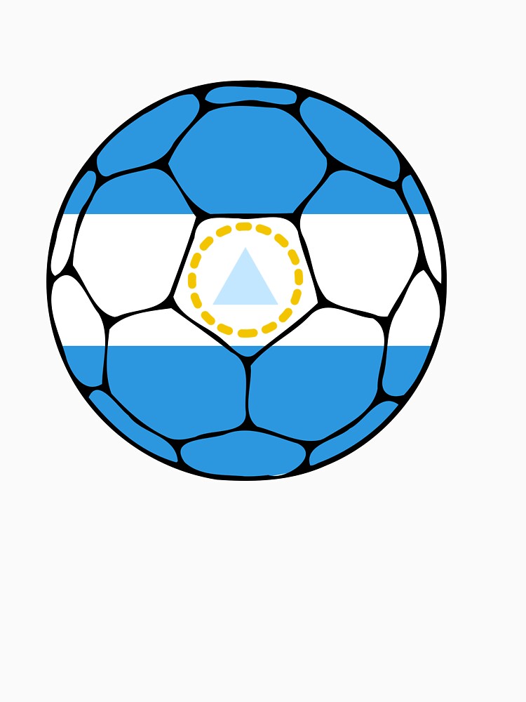Nicaragua Soccer Ball by ehgraphics15