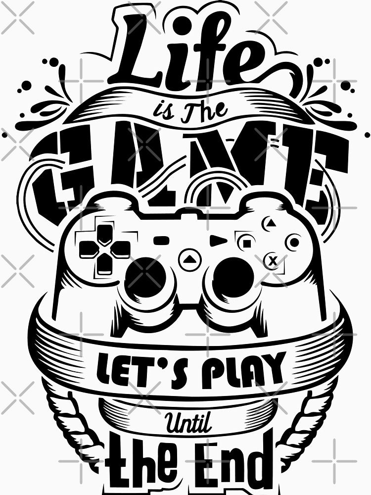 LIFE IS THE GAME VINTAGE by ROJOCELESTEMX