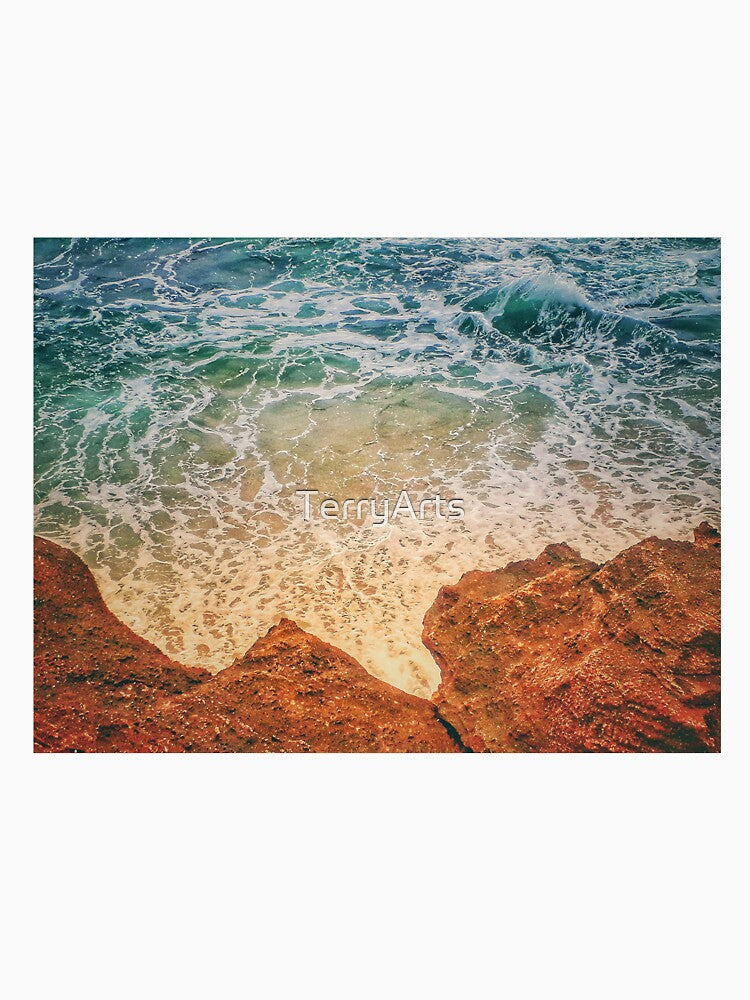 Turquoise Ocean at Beach Cliffs Mermaids Pool by Beachy