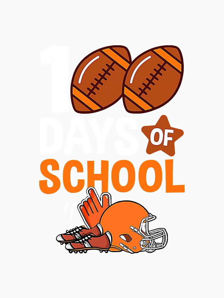 Football Days Sports Teacher 100 Days by atalia8932