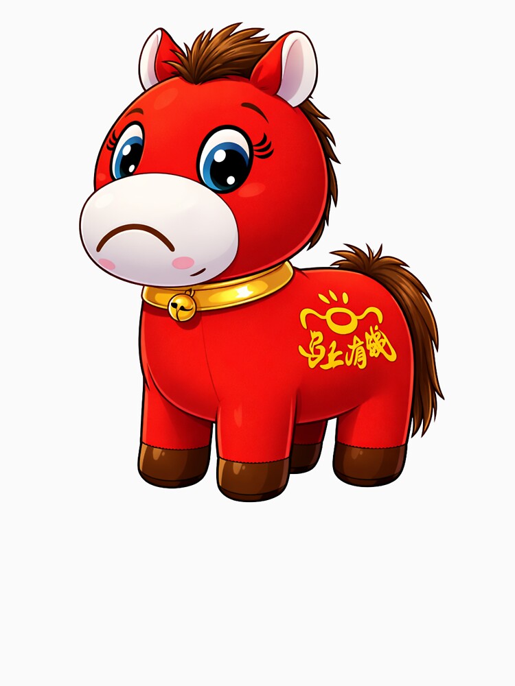 Sad Horse Chinese Zodiac New Year 2026 Plush by DRIPWRK