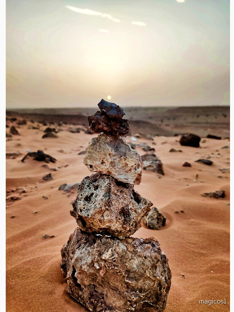 Desert Rocks sunset by magicos1