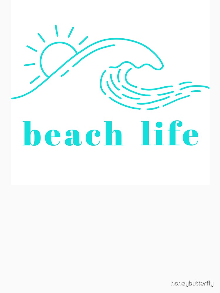 Beach life ocean wave by honeybutterfly