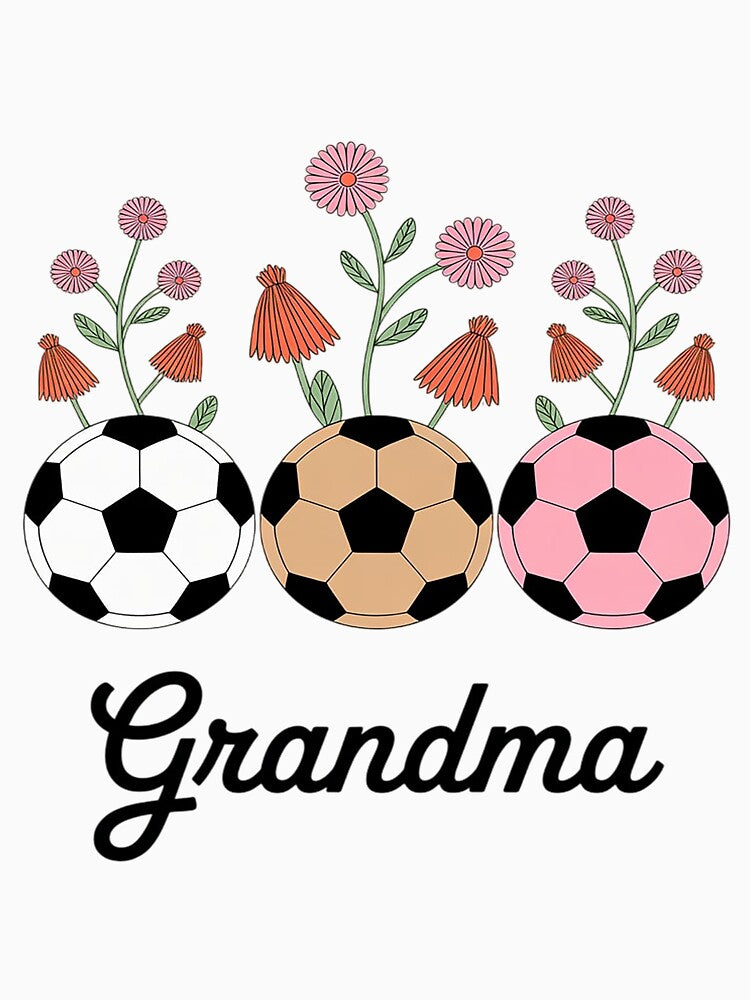 Soccer Grandma Wildflower Floral Spring For Women by chaeningplan