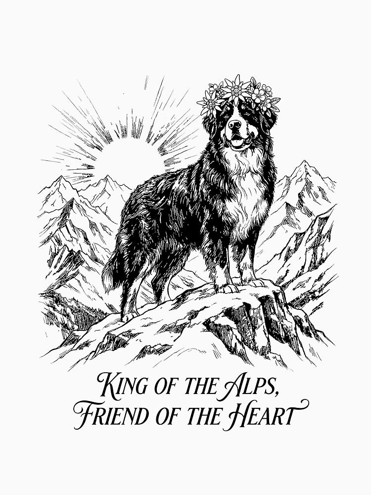The Alpine Monarch - Bernese Mountain Dog by bapupa