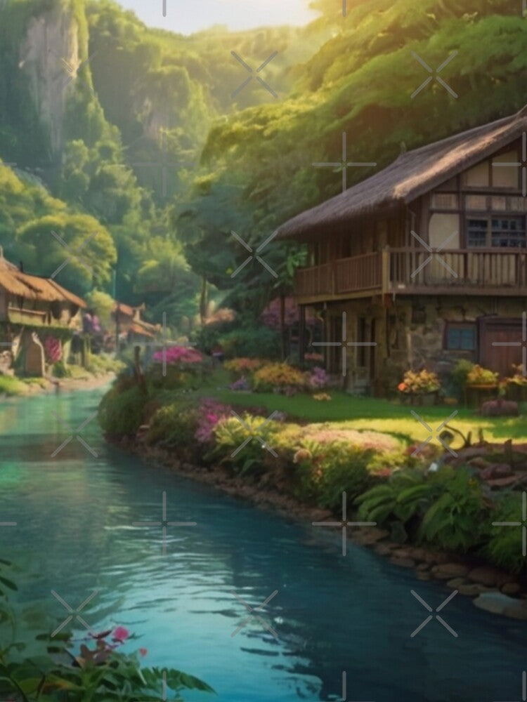 A Village of Tranquility and Nature’s Beauty by BlareBlare