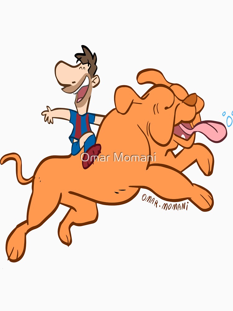 Messi and his dog by Omar Momani