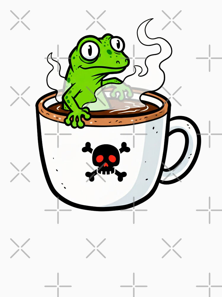 Cute Green Frog in Poison Mug by Redwal15
