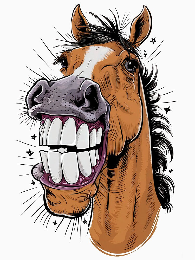 Happy Horse by Angry Swan Designs