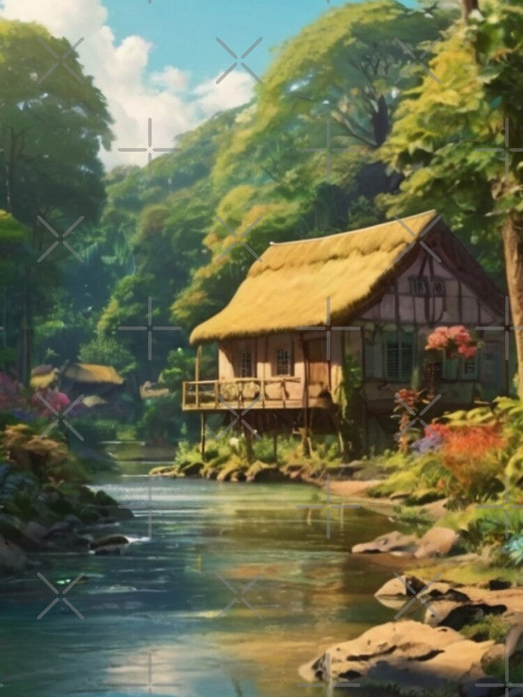 Hidden Village in the Forest’s Heart by BlareBlare